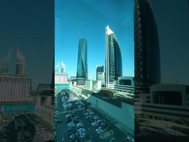 beautiful landscape views, Dubai fountain show, sky Bridge kingdom tower Riyadh