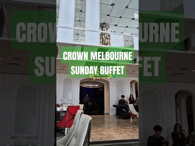 CROWN CASINO in MELBOURNE SUNDAY BUFFET #travel #food #entertainment #family