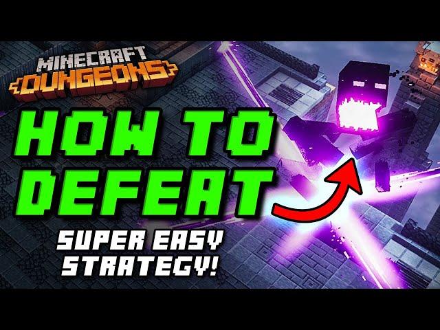 How to EASILY DEFEAT the Arch-Illager / HEART OF ENDER in Minecraft Dungeons!