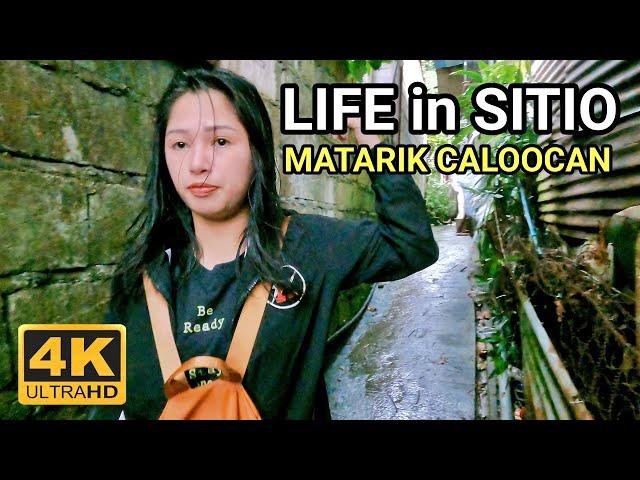 YOU'VE NEVER SEEN BEFORE | Unseen Walk Alleyway in SITIO MATARIK Caloocan Philippines [4K] 