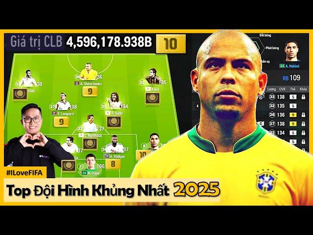 Choáng Váng Top Đội Hình Khủng Nhất FC Online 2025: 4.500.000 Tỷ GTĐH Với RÔ BÉO & GULLIT ITM +5