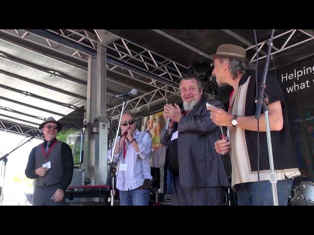 Harp Players Larry Kurtz, Roly Platt, Harpdog Brown and Al Lerman - Live 2015