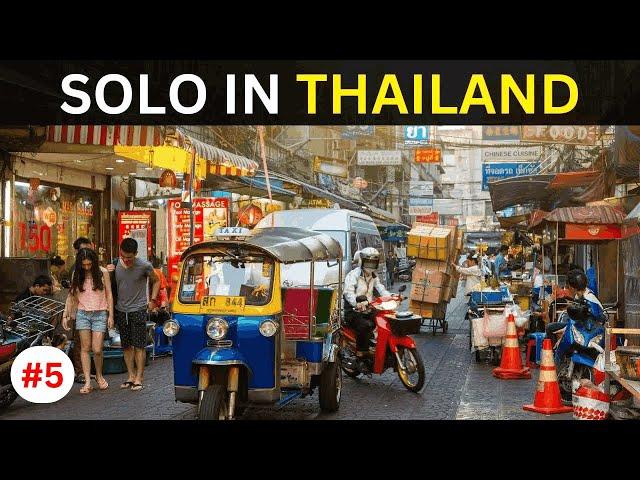 CHAO PHRAYA RIVER & CHINATOWN ADVENTURE | Solo In Thailand Ep. 5