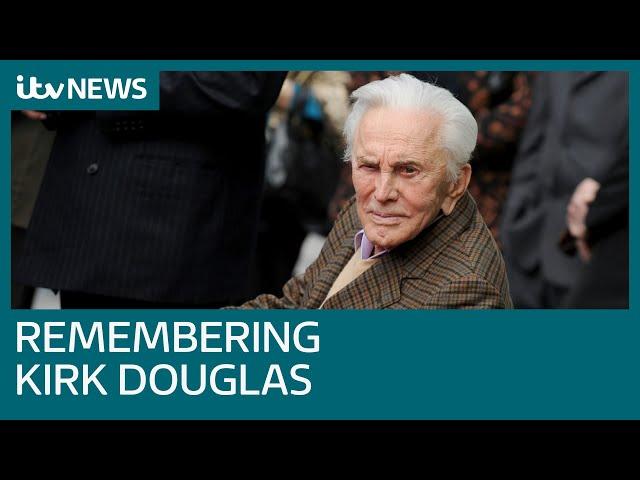 Tributes paid to Hollywood actor Kirk Douglas who died aged 103 | ITV News