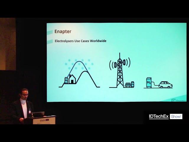 Enapter talk "Scaling Decentralized Green Hydrogen" at IDTechEX 2018