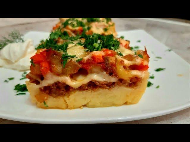 Картошка в духовке с мясом,простой рецепт-Ани Кухня!