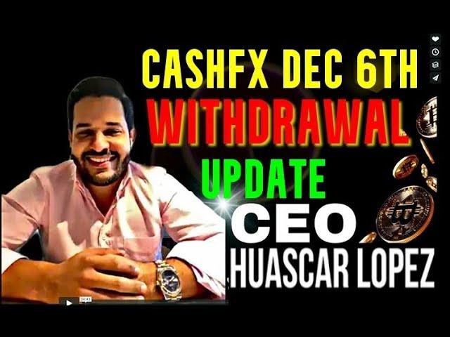 CashFX Group Dec 6, 2023 Withdrawal Payment Update