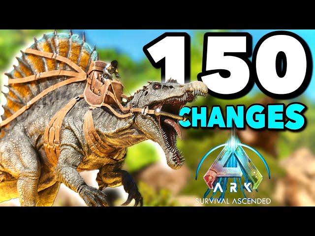 150 Changes In Ark Survival Ascended!