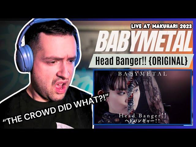 J-rock fan reacts to BABYMETAL "Headbangeeeeerrrrr!!!!!" LIVE @ Makuhari 2023 | ベビーメタル のリアクションしてみた