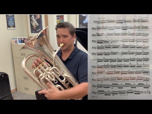 Dallas Symphony Orchestra TMEA 2021 Audition Video Project | David Childs, Euphonium | Etude #3