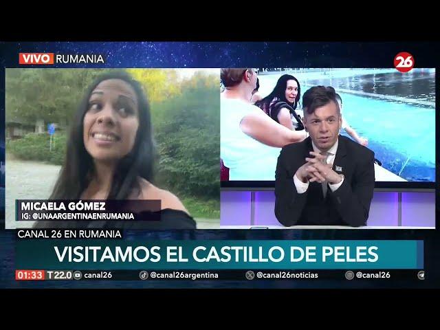 MOSTRÉ a los ARGENTINOS el castillo más bonito de Rumania | Nota en vivo TV Argentina