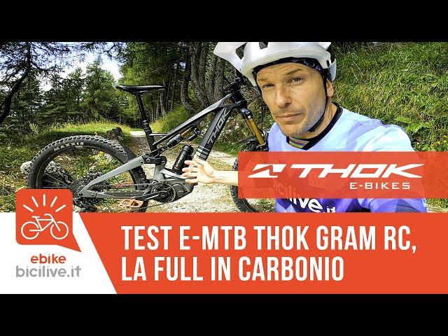 Test e-MTB THOK GRAM 2023: la full in carbonio per l'enduro elettrico