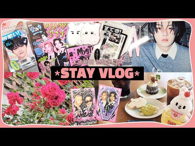 (eng) STAY VLOG | 소소한 5월깡 • 스테이 브이로그에 일상 한스푼 • 스키즈 W korea 잡지 • 전주 여행 • 챔필직관 | 덕질 브이로그