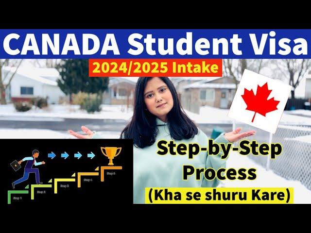 CANADA STUDY VISA PROCESS 2024| STEP-BY-STEP| CANADA STUDY PERMIT STEP BY STEP| THAT PERFECT JOURNEY