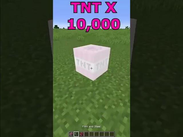 أقوى أنواع الTNT في ماين كرافت #minecraft
