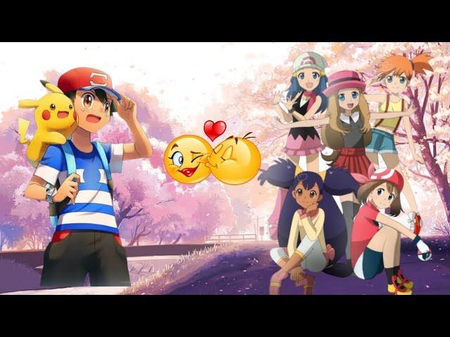 What If Ash Kiss All Pokegirls ️ - Pokegirls Kiss Mode  | AnimeX |