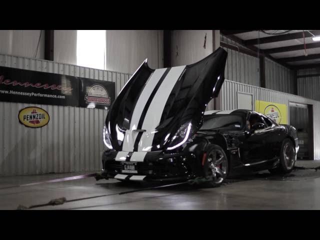 Hennessey Venom 800 Supercharged Dodge Viper Chassis Dyno Testing