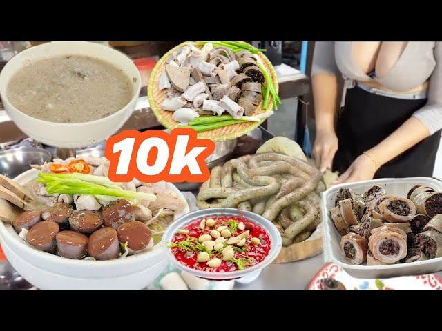 Quán cháo lòng phục vụ đầy đủ các món cho dân nhậu và bát tiết canh chỉ 10k rẻ nhất Việt Nam