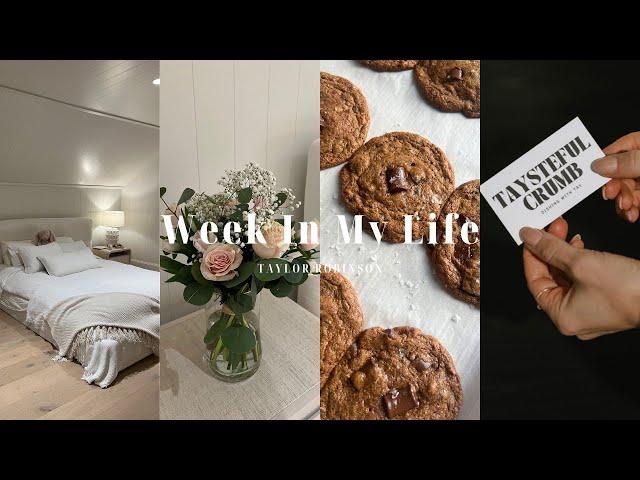 WEEK IN MY LIFE: Productive Days Off, What I Eat in a Week, New Baking Business, Outfits & More