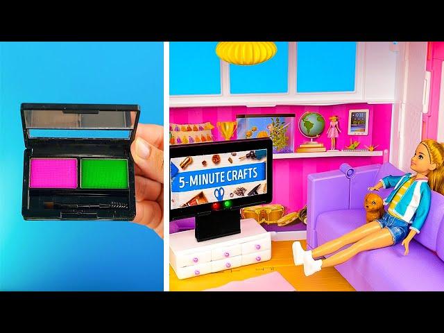 15 DIY Miniature Realistic Furniture for the Barbie Dreamhouse