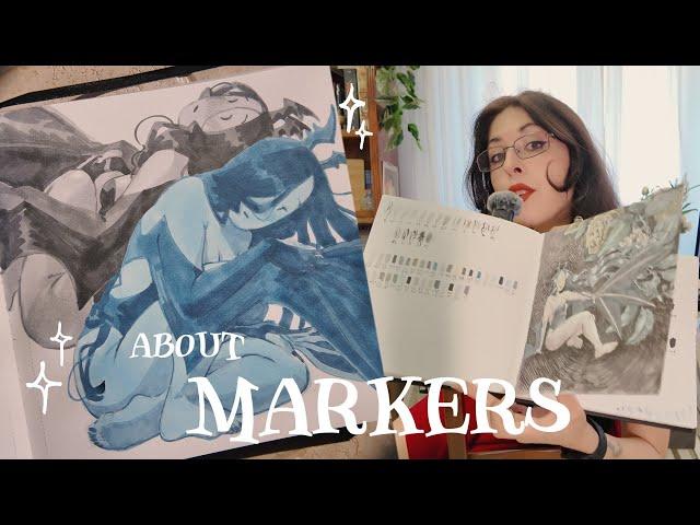 learning to use MARKERSTWO art processes [ft. #ohuhumarkers]