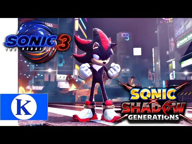 Movie Shadow Joins The Sonic X Shadow Generations! [Exclusive Sonic Movie 3 DLC Gameplay Showcase]