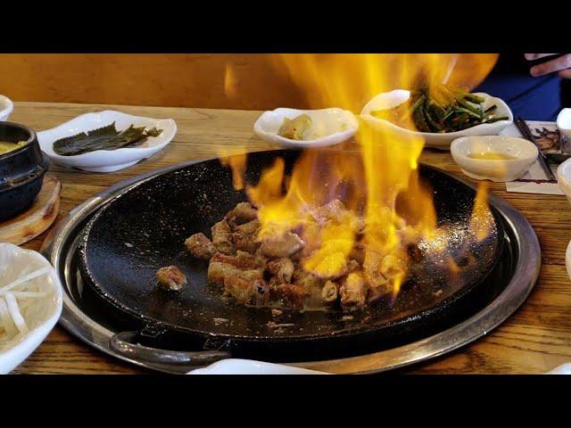 Ahgassi Gopchang!! BTS가 인정한 엘에이 맛집!! 아미들의 회식장소가된 아가씨곱창 #shorts