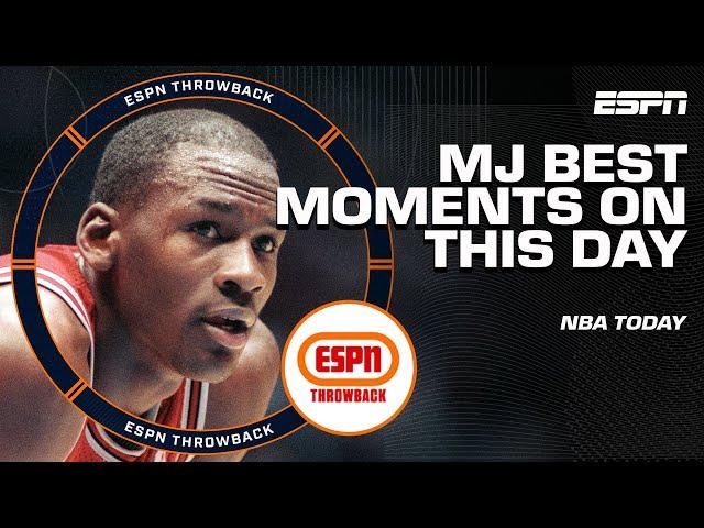 MICHAEL JORDAN HISTORY ON THIS DAY  ESPN Throwback