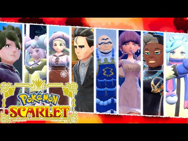 All Gym Leader Battles | Pokemon Scarlet and Violet