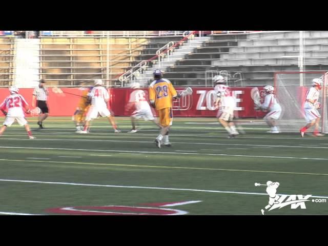 Miles Thompson With the Sick No Look Goal | Lax.com Quick Clips