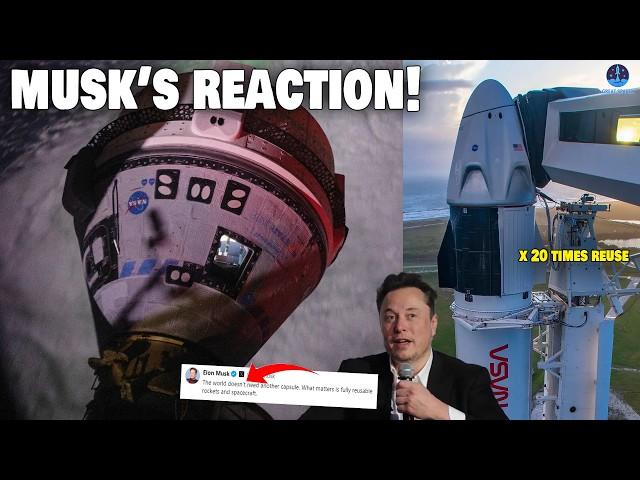 Starliner's Trouble: No Coming Back, Stuck On ISS! Musk's Reaction...