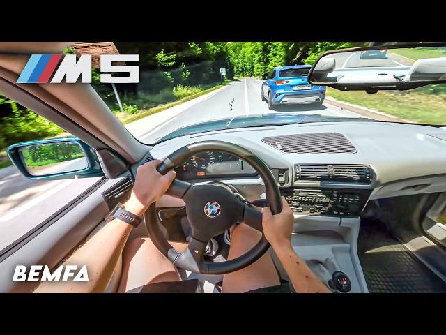 1990 BMW E34 M5 POV Drive | Amazing S38 Sound | 4K