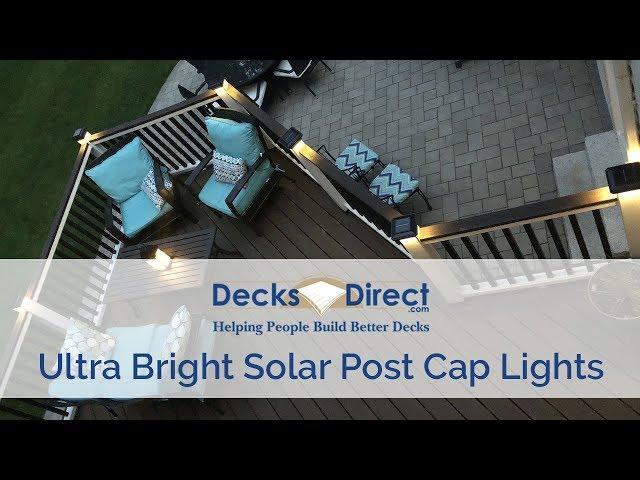 Ultra Bright Technologies Solar Post Cap Lights