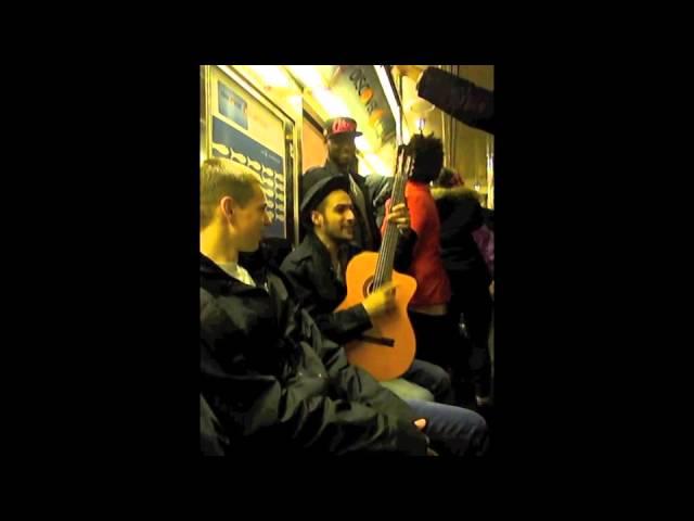 Amazing Freestyle artist on New York Subway - Akil Dasan