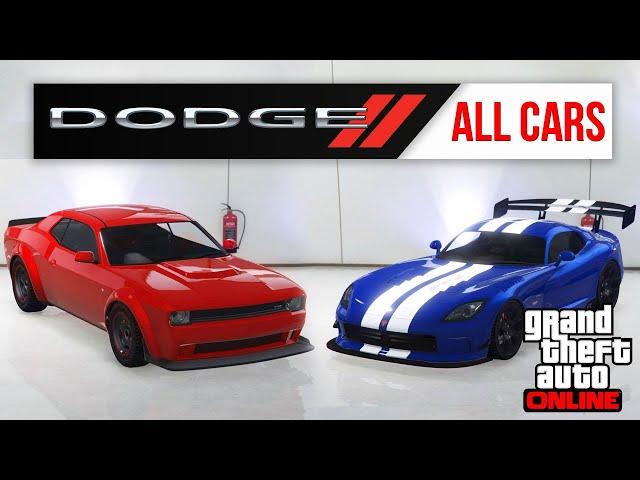 All Dodge Cars in GTA 5 Online | Complete List