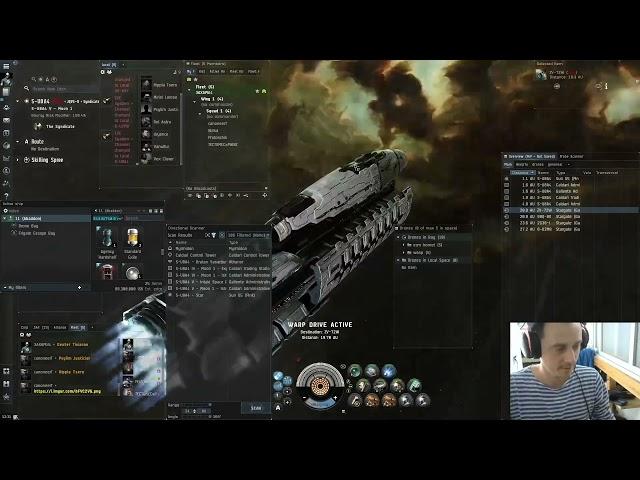 Abaddon on belts,бидон на белтах(eve online pvp)