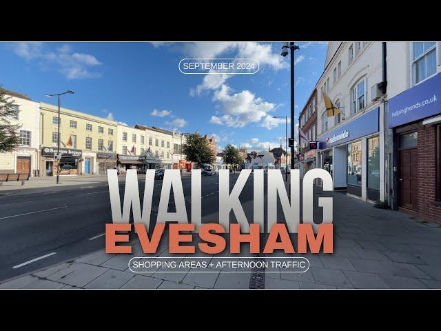 Walking Evesham UK - Shopping areas