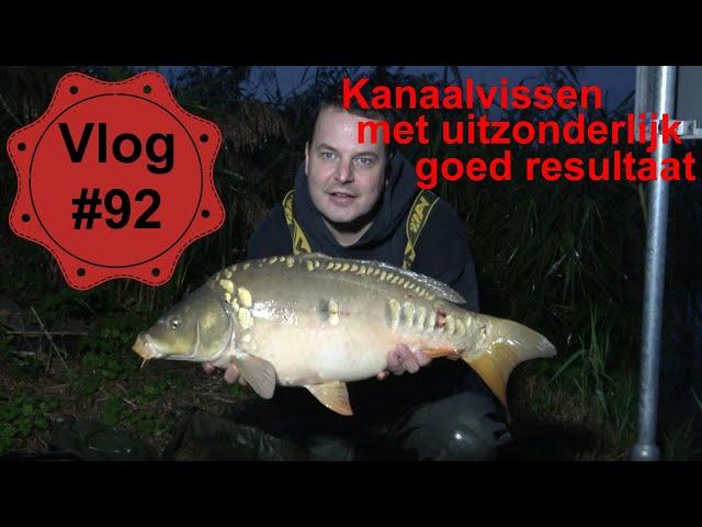 Vlog #92 Kanaalvissen, met uitzonderlijk goed resultaat