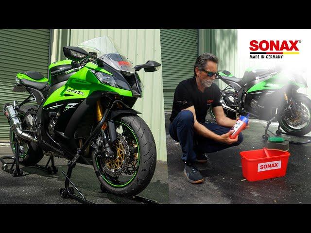 How To Wash & Maintain A Motorbike | SONAX Australia