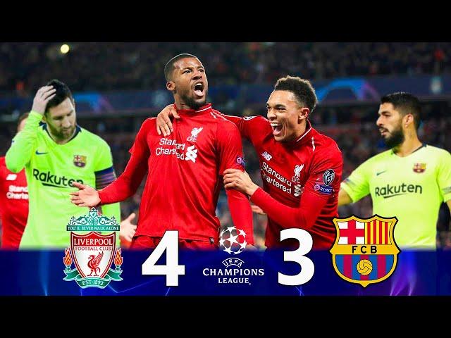 "Liverpool 4 x 3 Barcelona" (INSANE COMEBACK!!) U.C.L 2019 | 𝗘𝘅𝘁𝗲𝗻𝗱𝗲𝗱 Goals & 𝗛𝗶𝗴𝗵𝗹𝗶𝗴𝗵𝘁𝘀 