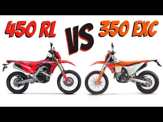 HONDA CRF 450 RL vs KTM 350 EXC-F | Which Premium Dual Sport Is Right For You?