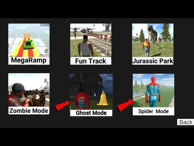 Horror Mode + Spiderman Mode  in Indian Bike Driving 3D Update || New Update in Indian bike driving