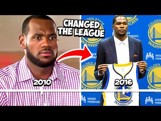 How Lebron James RUINED the NBA FOREVER!