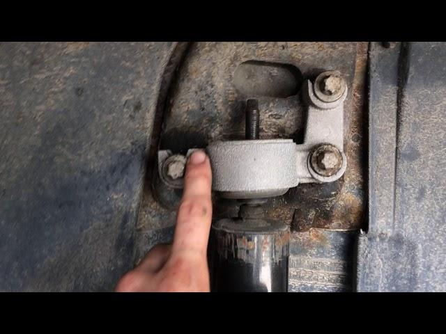 How to change rear shock mount Saab 9-3 03 04 05 06 07 08 09 10 11 12