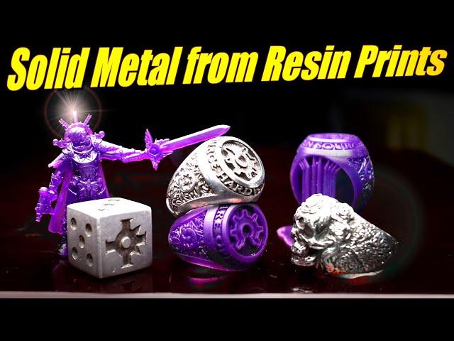 3D RESIN Print to Solid Metal, Investment Casting | with Elegoo Mars 4 Max