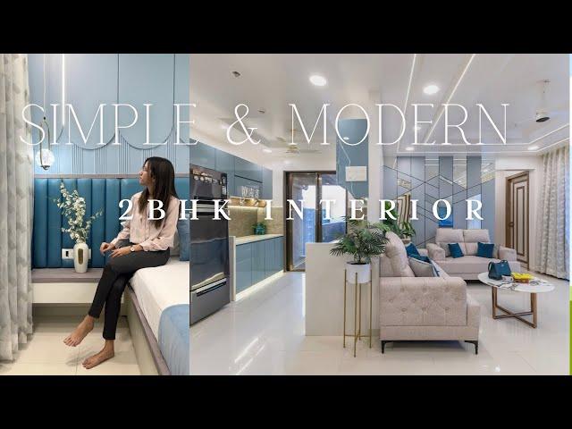 Simple & Modern | 2BHK home interior design | Interior Design ideas| Runal Gateway |Pune