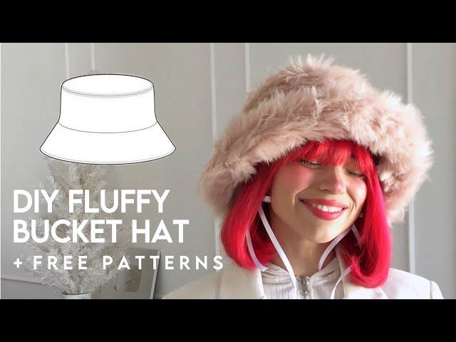 Faux Fur Bucket Hat + FREE PATTERNS!