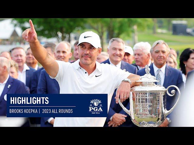 Brooks Koepka Extended Tournament Highlights | 2023 PGA Championship