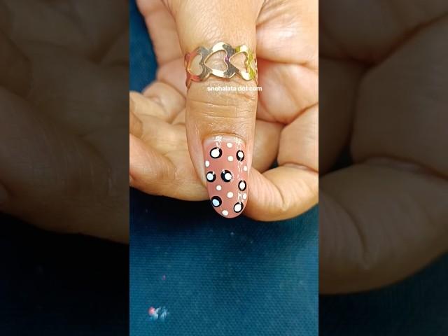 #Simple dot nail art design # you tube shorts # shorts