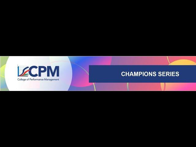 CPM Champions Series - DoE IP2M METRR using EVMS